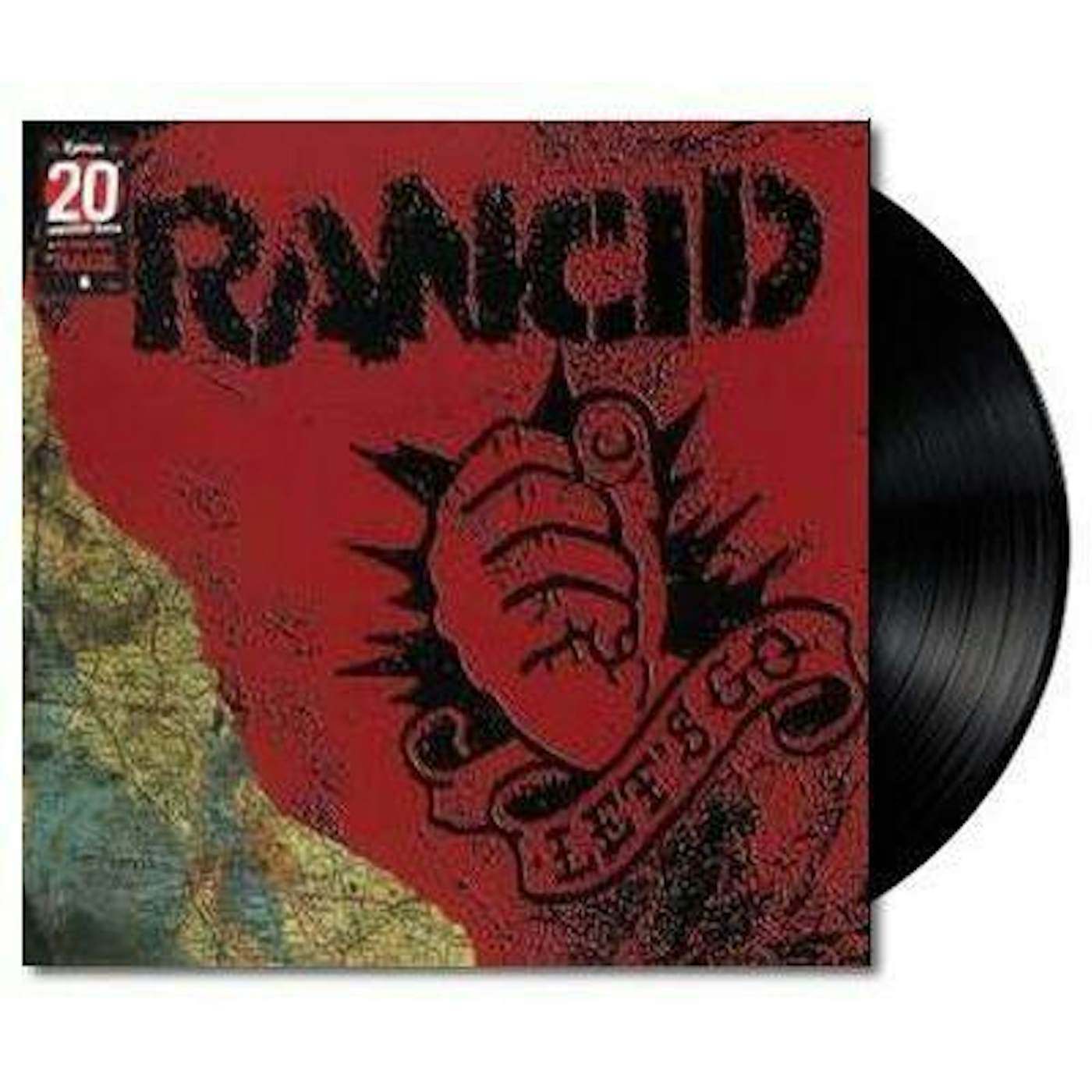 Rancid LET'S GO (20TH ANNIVERSARY REISSUE) Vinyl Record