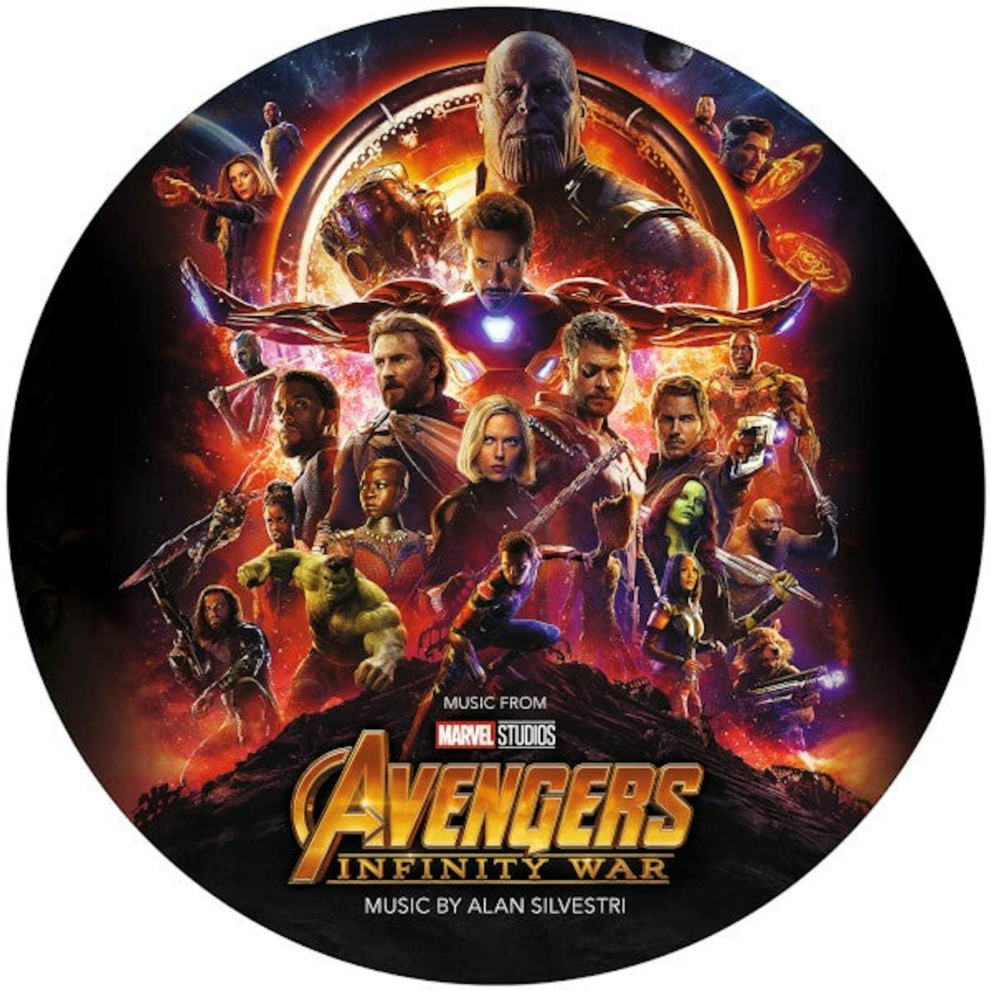 Alan Silvestri AVENGERS: INFINITY WAR Original Soundtrack (PICTURE DISC) Vinyl Record