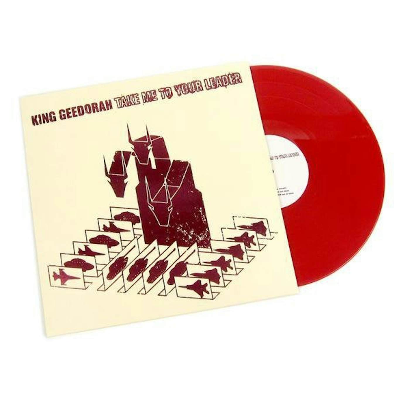 King Geedorah TAKE ME TO YOUR LEADER (RED) Vinyl Record