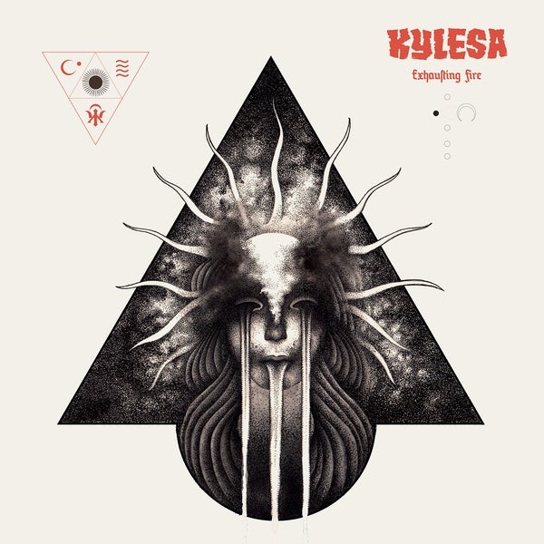 Kylesa EXHAUSTING FIRE (HALF WHITE HALF RED VINYL) Vinyl Record