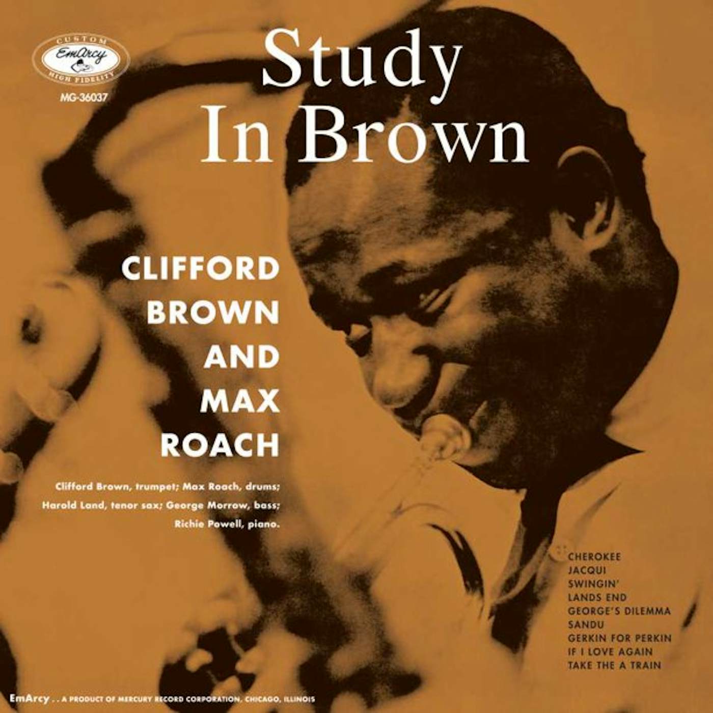 Clifford Brown & Max Roach STUDY IN BROWN (VERVE ACOUSTIC SOUNDS SERIES) Vinyl Record