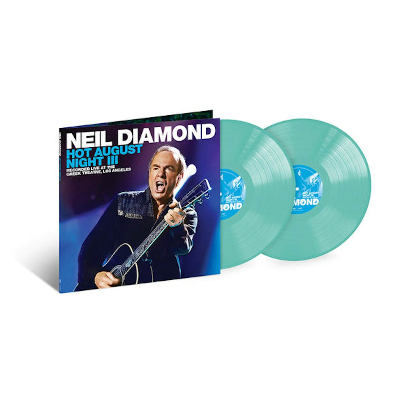 Neil Diamond HOT AUGUST NIGHT III (SEA GLASS VINYL/2LP) Vinyl Record