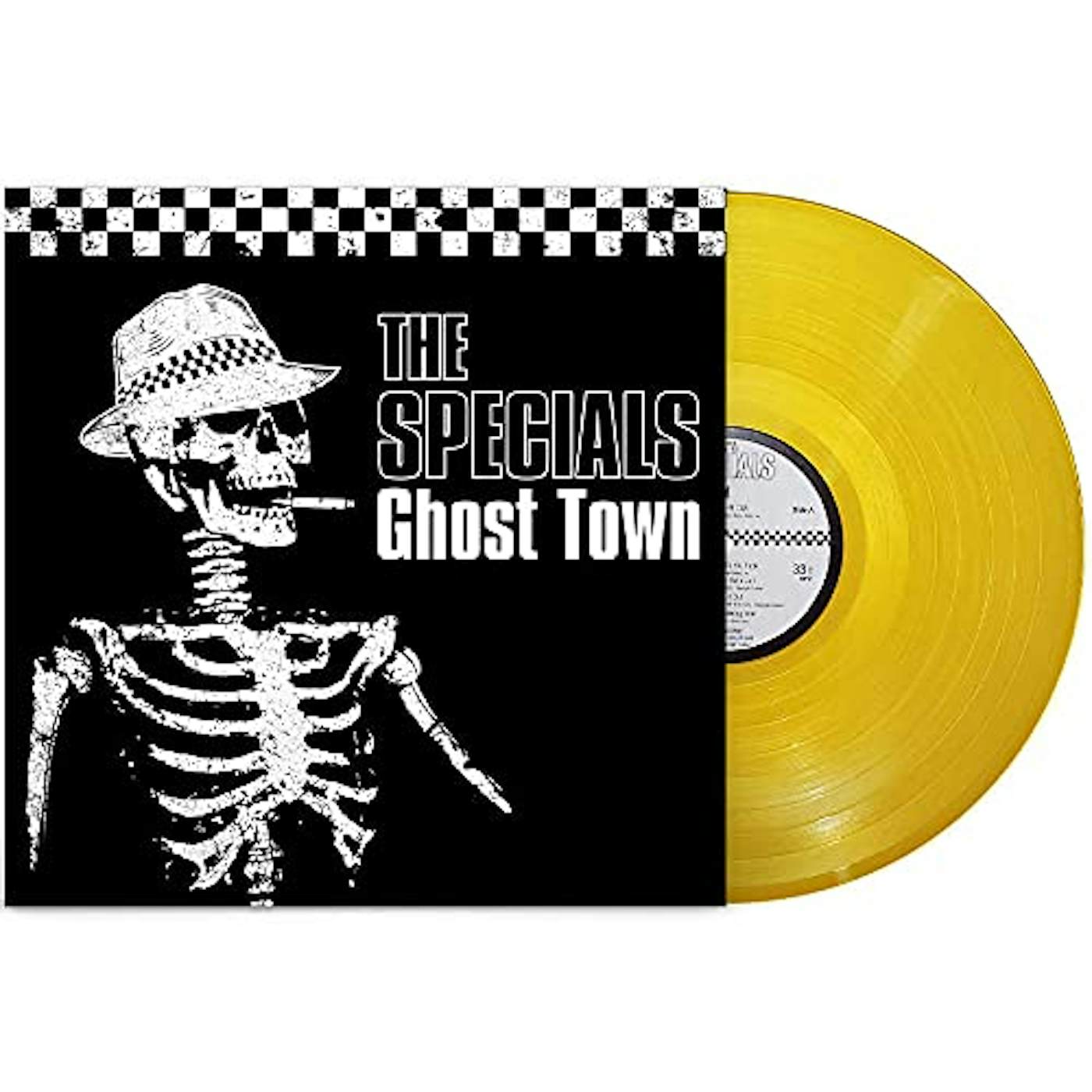 The Specials GHOST TOWN (YELLOW VINYL) Vinyl Record