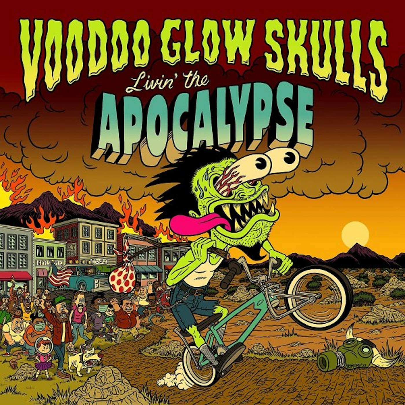 Voodoo Glow Skulls Livin' the Apocalypse Vinyl Record