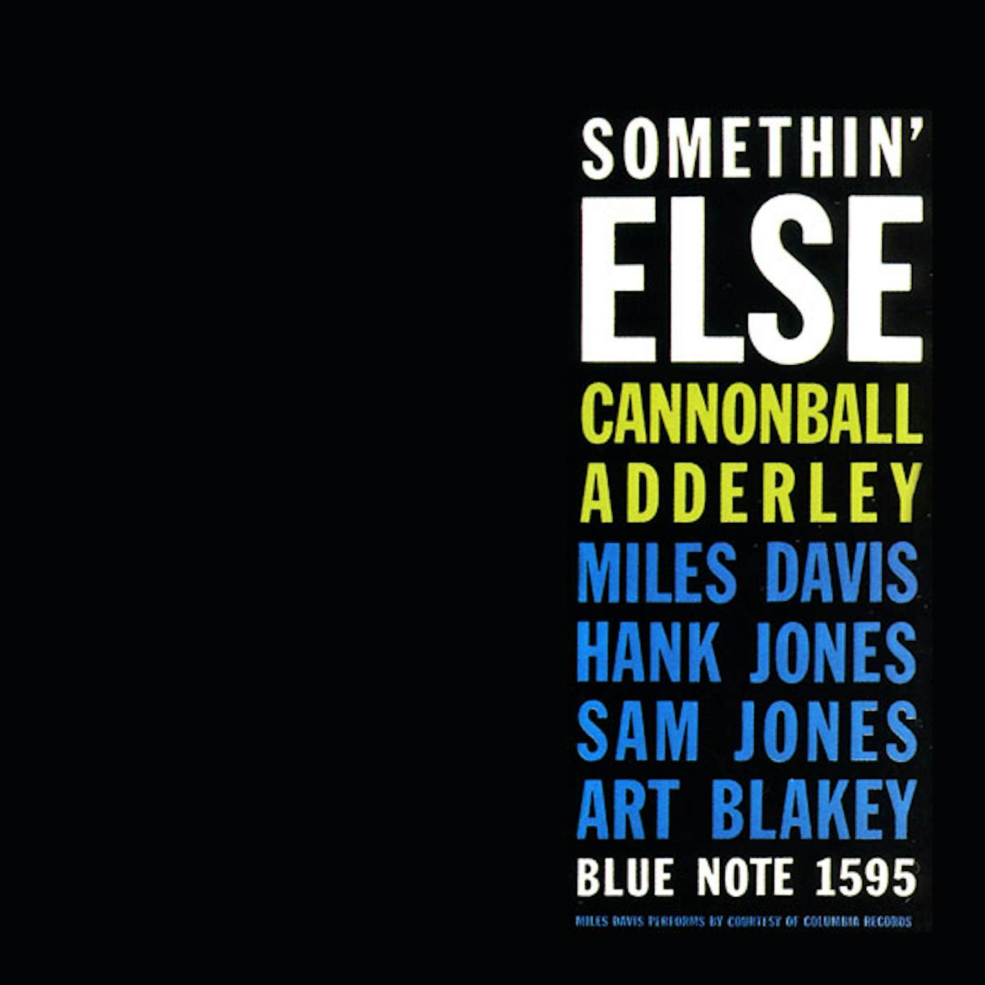 Cannonball Adderley Somethin Else vinyl record