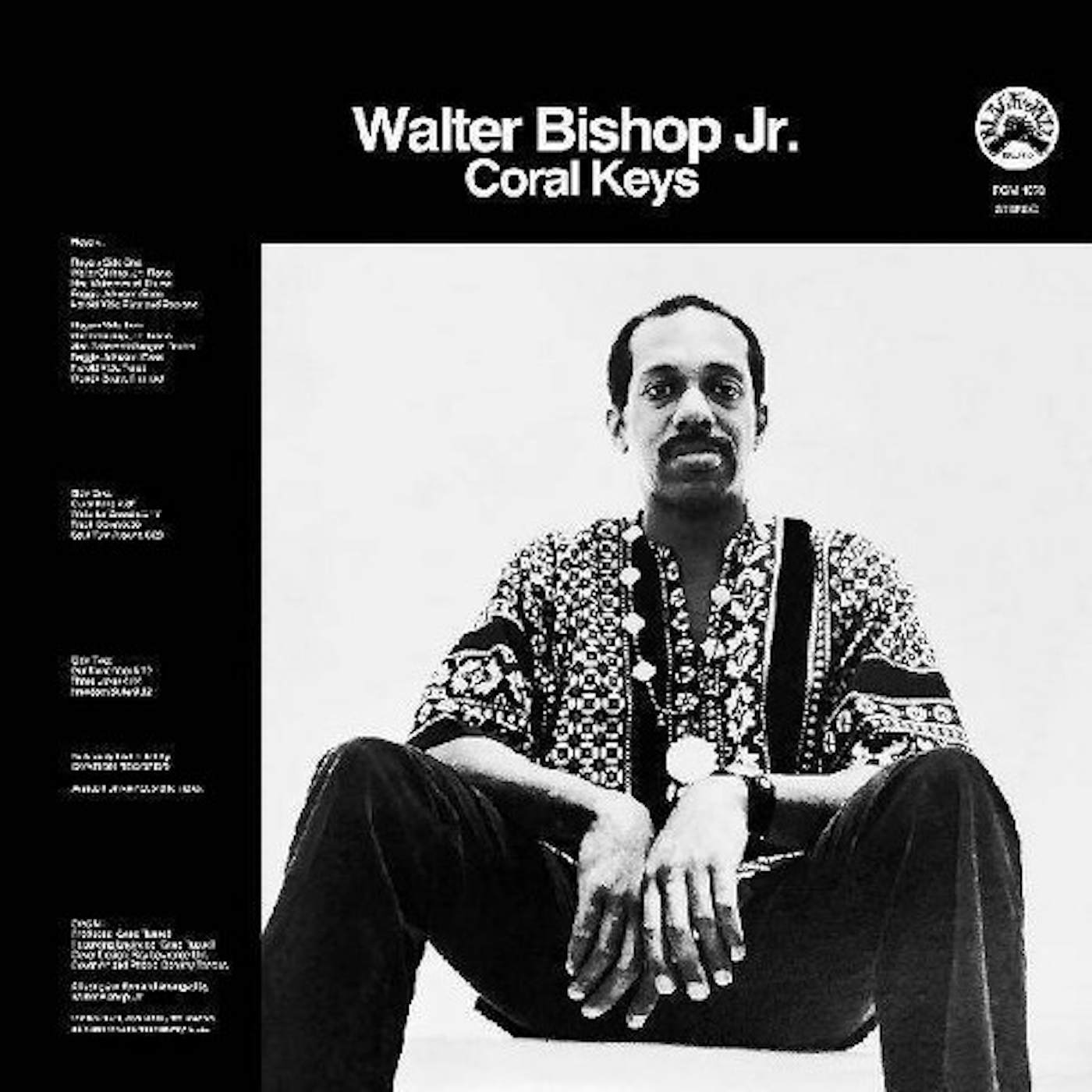 Walter Bishop, Jr. CORAL KEYS (REMASTERED VINYL EDITION) Vinyl Record