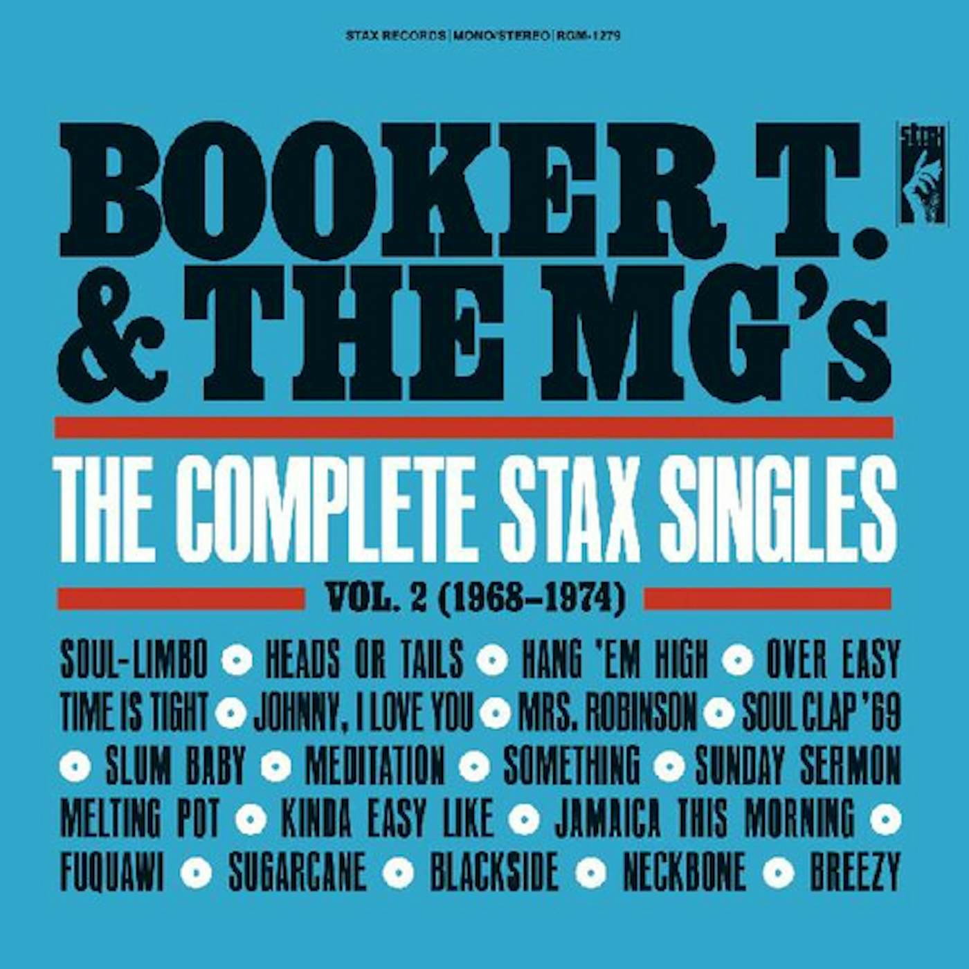Booker T. & the M.G.'s COMPLETE STAX SINGLES VOL. 2 (1968-1974) (POWDER BLUE VINYL/2LP) Vinyl Record