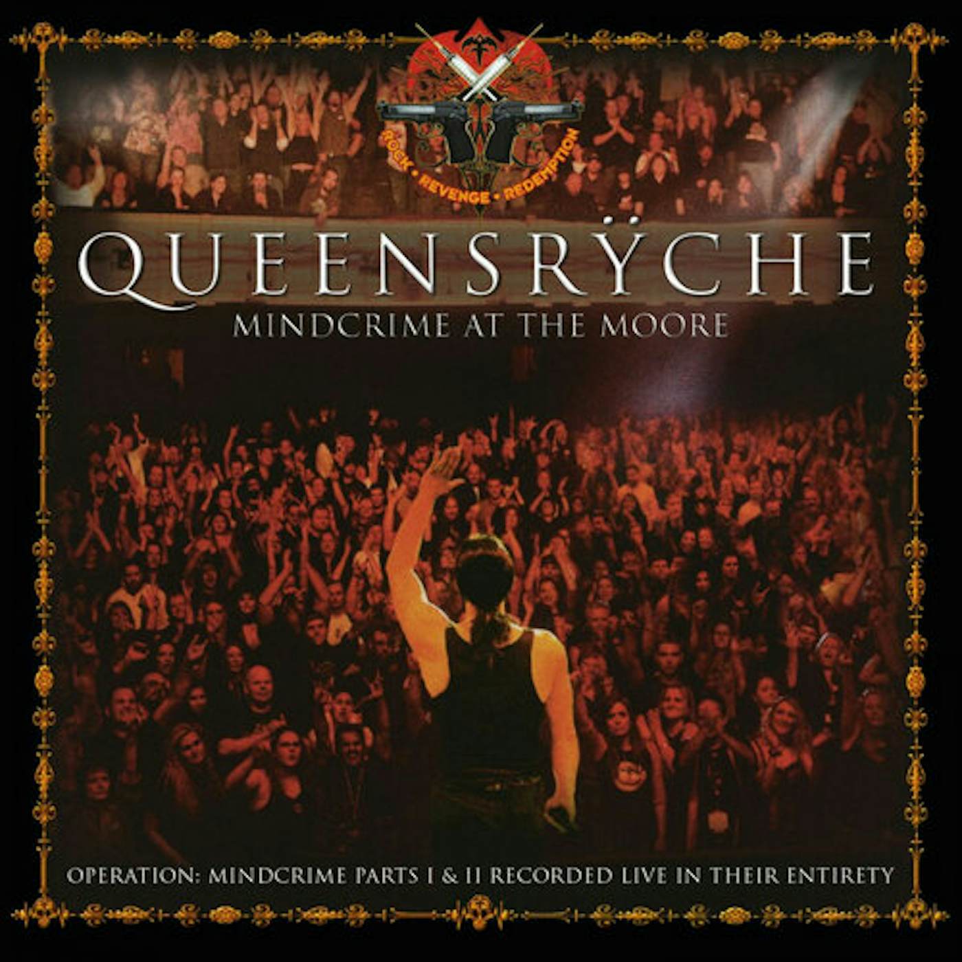 Queensrÿche MINDCRIME AT THE MOORE (4LP/LIMITED/TRANSLUCENT RED, SOLID WHITE & BLACK MARBLED VINYL/180G) Vinyl Record