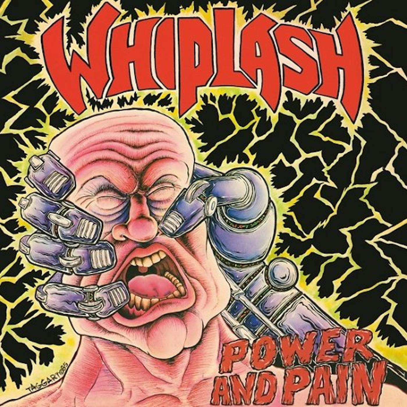 Whiplash POWER & PAIN (LIMITED SILVER/180G) Vinyl Record