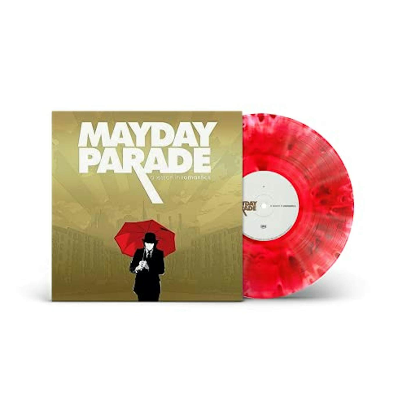 Mayday Parade LESSON IN ROMANTICS (ANNIVERSARY EDITION/RED W/ BLACK CLOUD VINYL) Vinyl Record