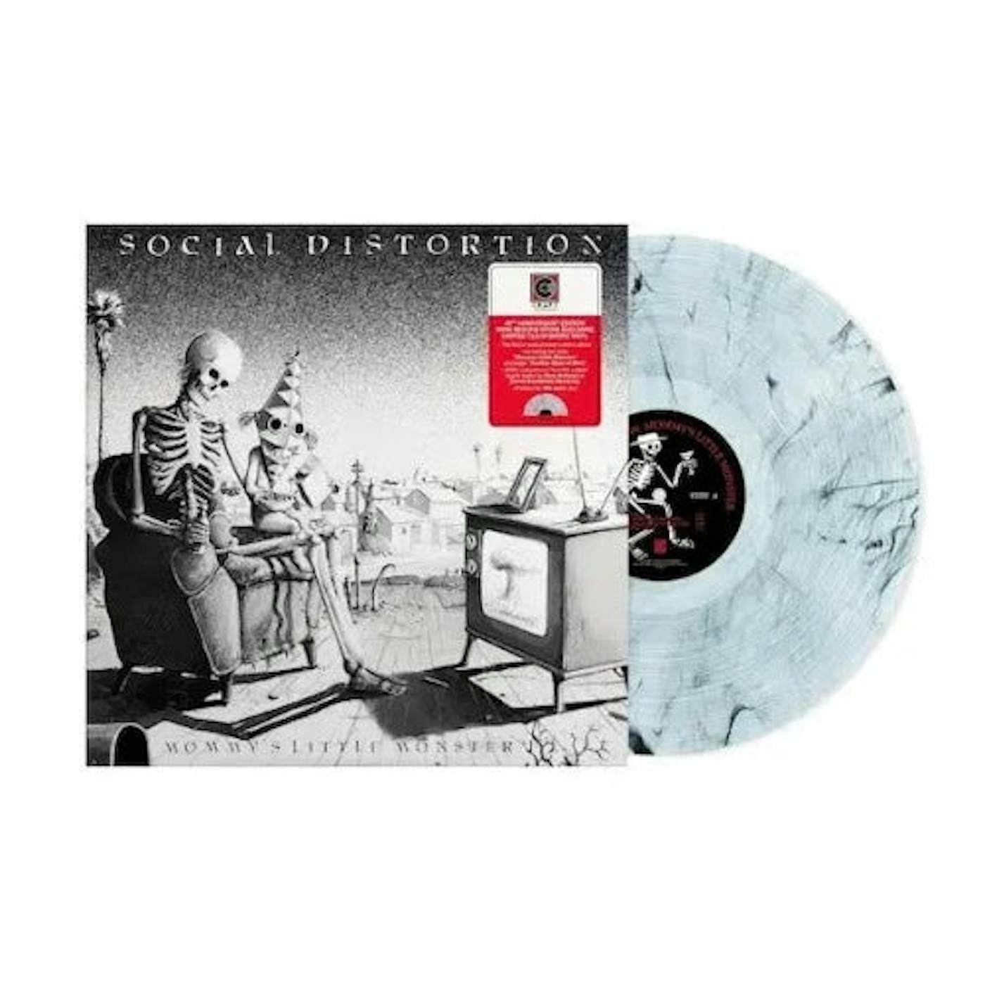 Social Distortion MOMMY'S LITTLE MONSTER (40TH ANNIVERSARY) (CLEAR SMOKE VINYL) (I) Vinyl Record