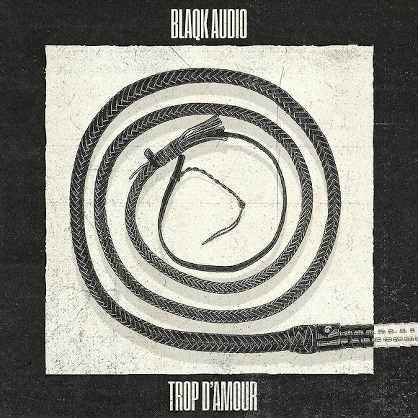 Blaqk Audio TROP D'AMOUR (BLACK & RED SWIRL VINYL) Vinyl Record