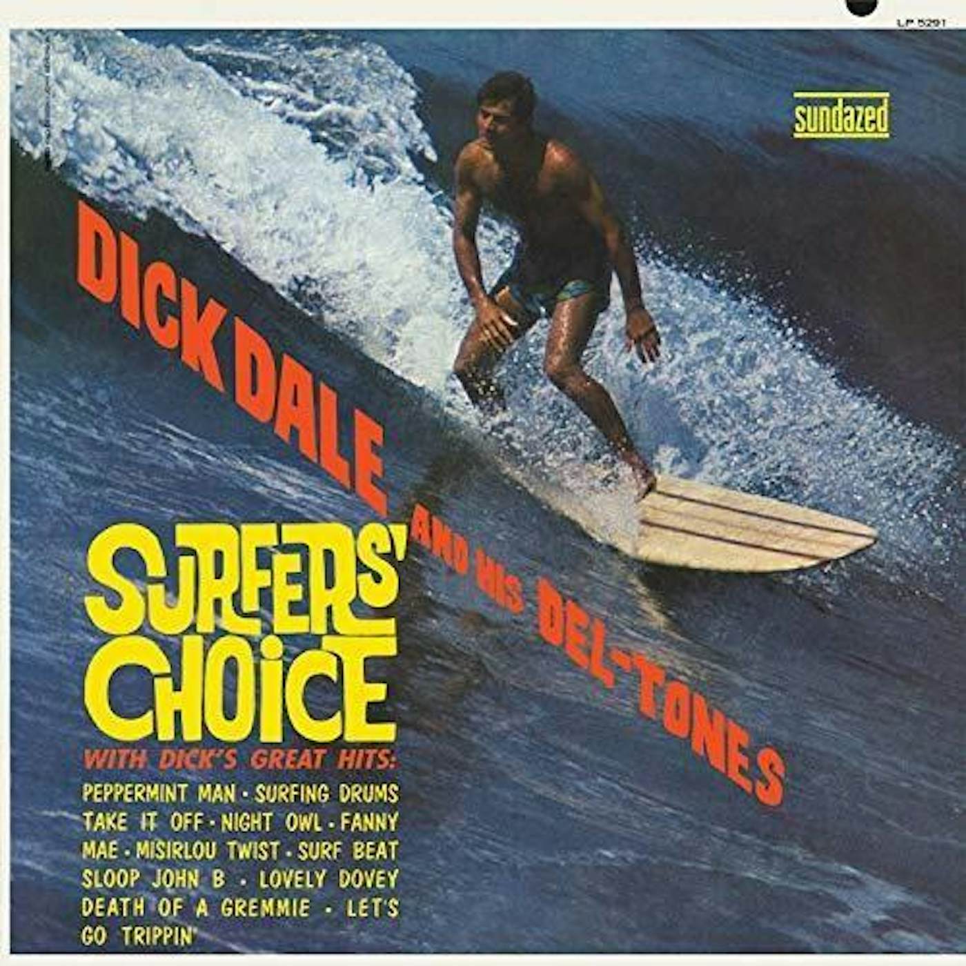 Dick Dale & His Del-Tones SURFERS' CHOICE (GOLD VINYL) Vinyl Record