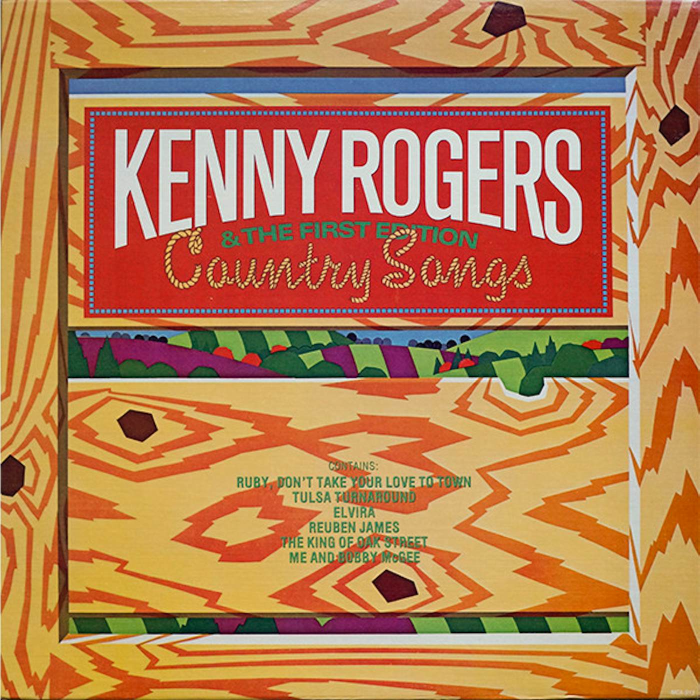 Kenny Rogers & The First Edition COUNTRY SONGS (TULSA TURNAROUND, RUBY.., ME & BOBBY MCGEE) Vinyl Record