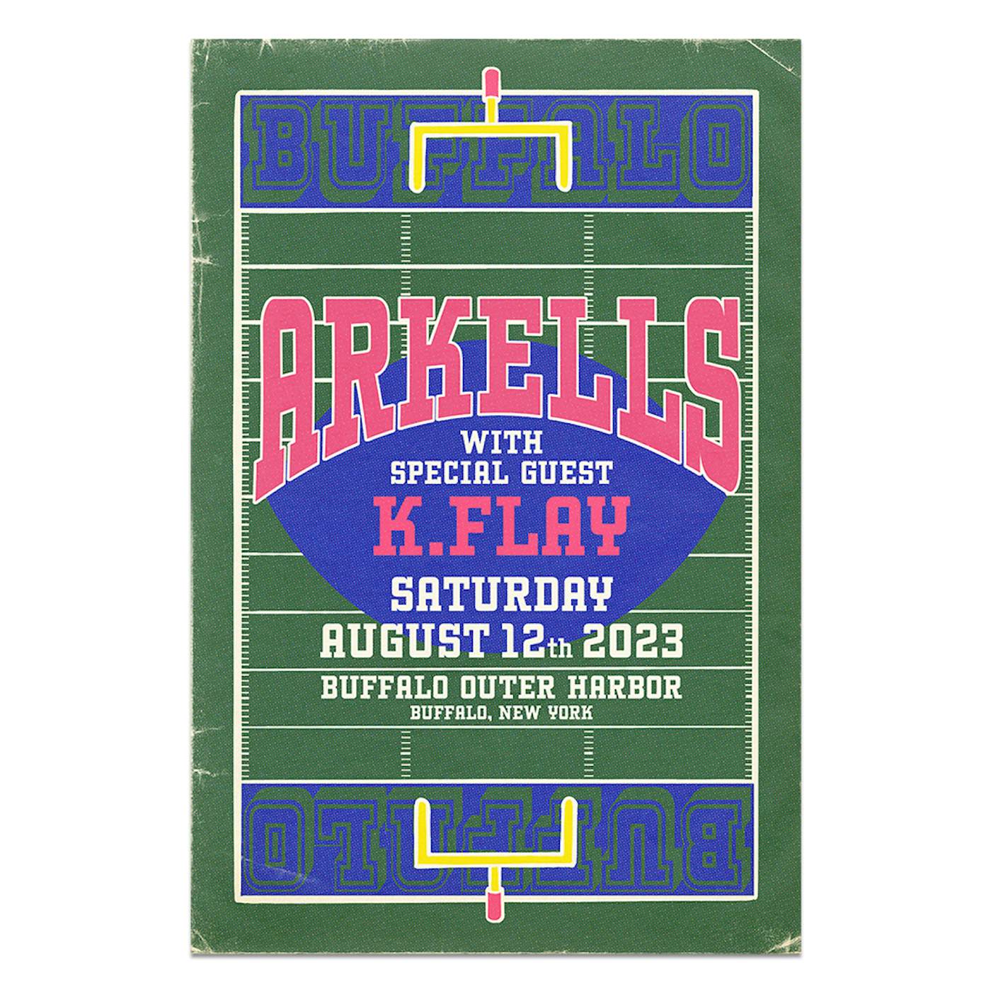 Arkells Buffalo, NY Outer Harbor Poster August 12, 2023