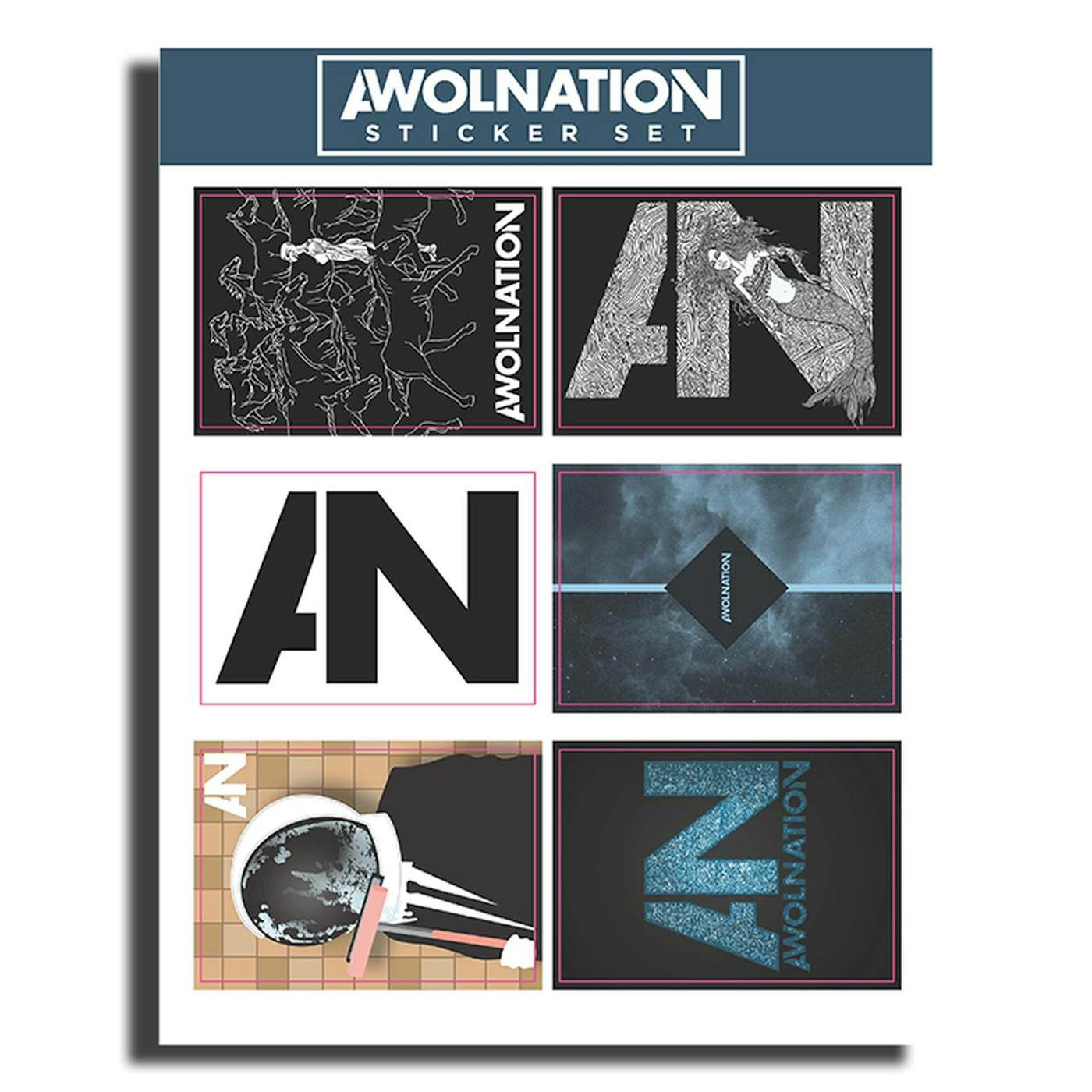 Awolnation Sticker Sheet