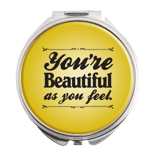 Download Beautiful Logo Compact Mirror