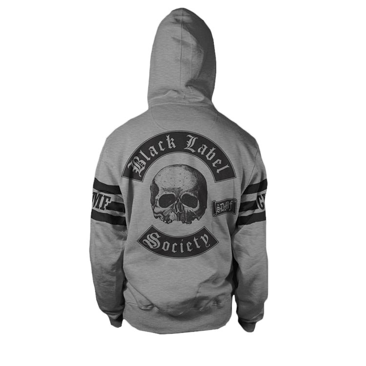 black label society zip up hoodie