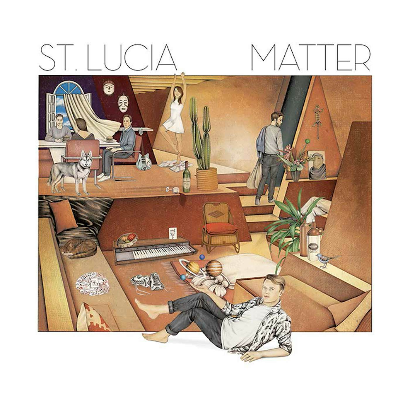 St. Lucia Matter Lithograph