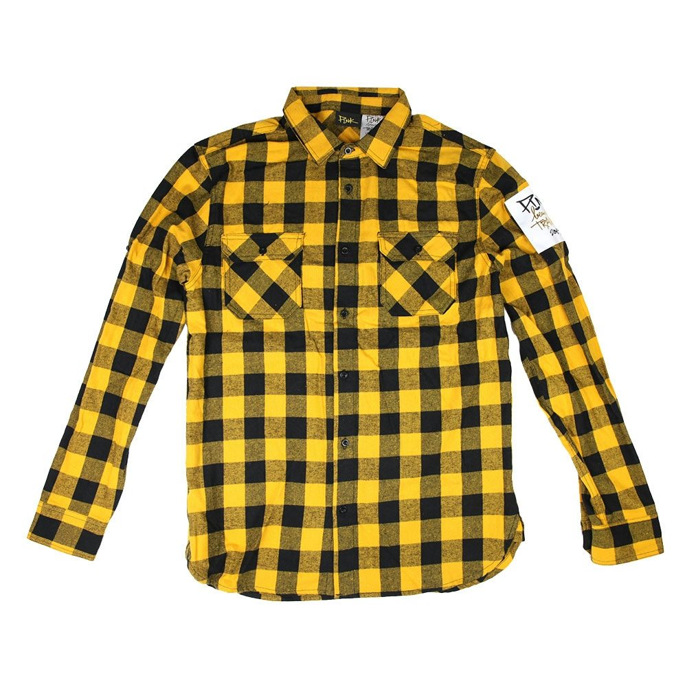 P!nk Yellow Black Flannel