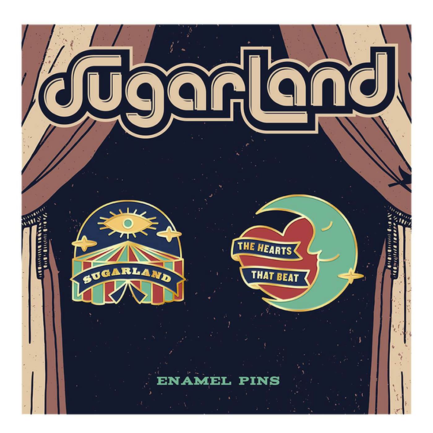 Sugarland Enamel Pin Set