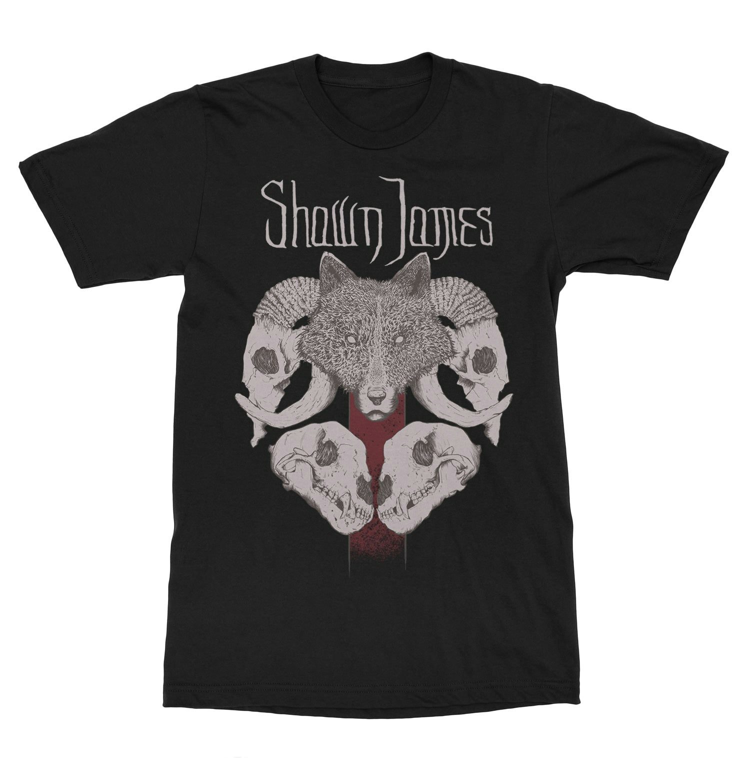 Shawn James "Wolf Skull" TShirt