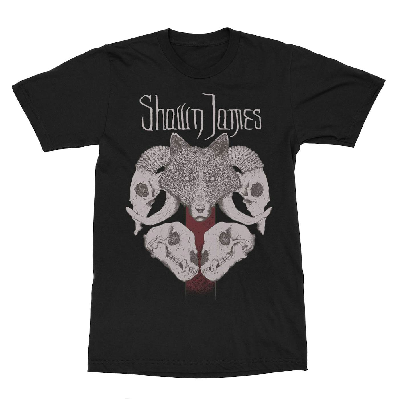 Shawn James "Wolf Skull" T-Shirt