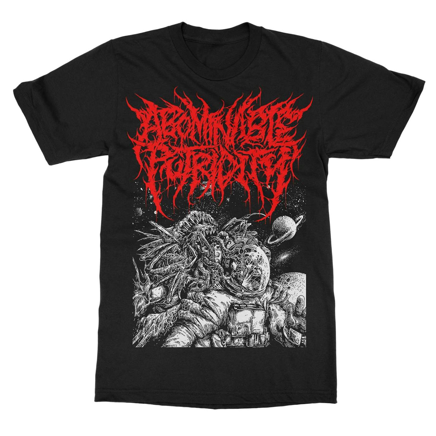 Abominable Putridity "The Last Astronaut Red Logo" T-Shirt