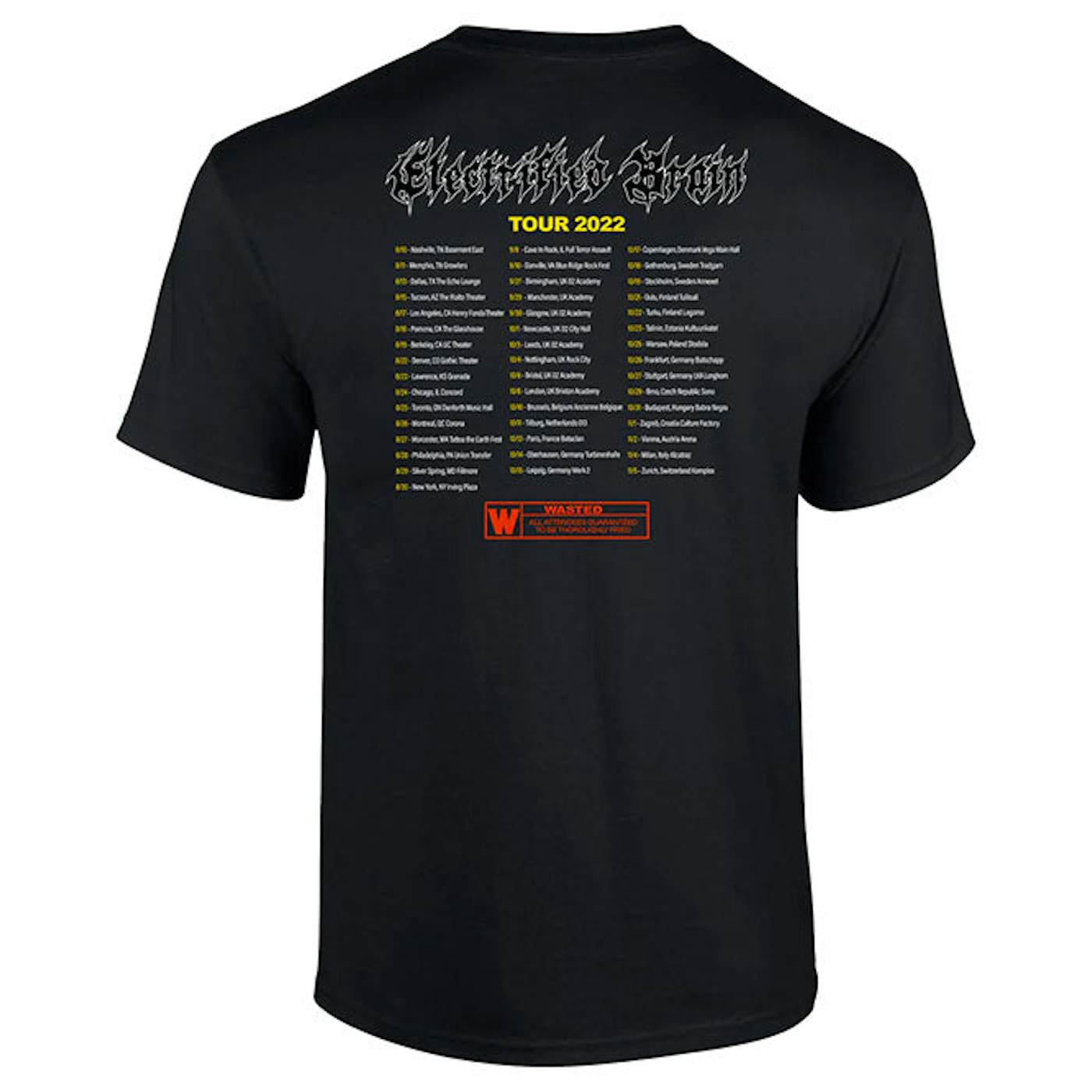 Municipal Waste "Electrified Brain Reaper Tour" T-Shirt