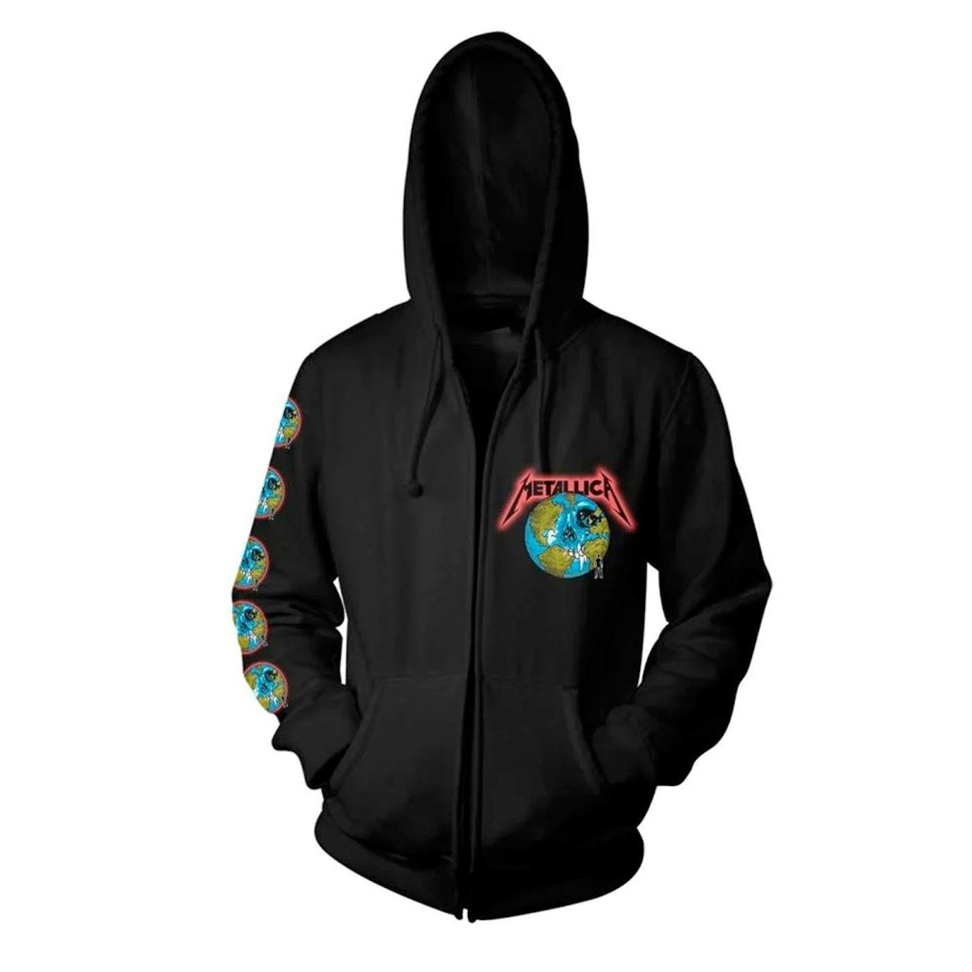 h&m metallica hoodie