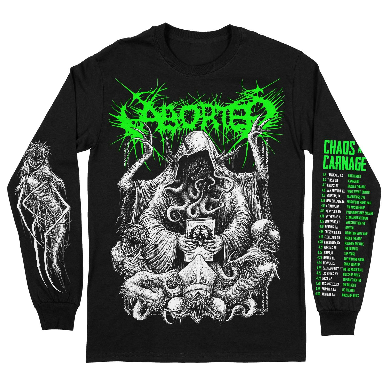 Aborted band sales merch