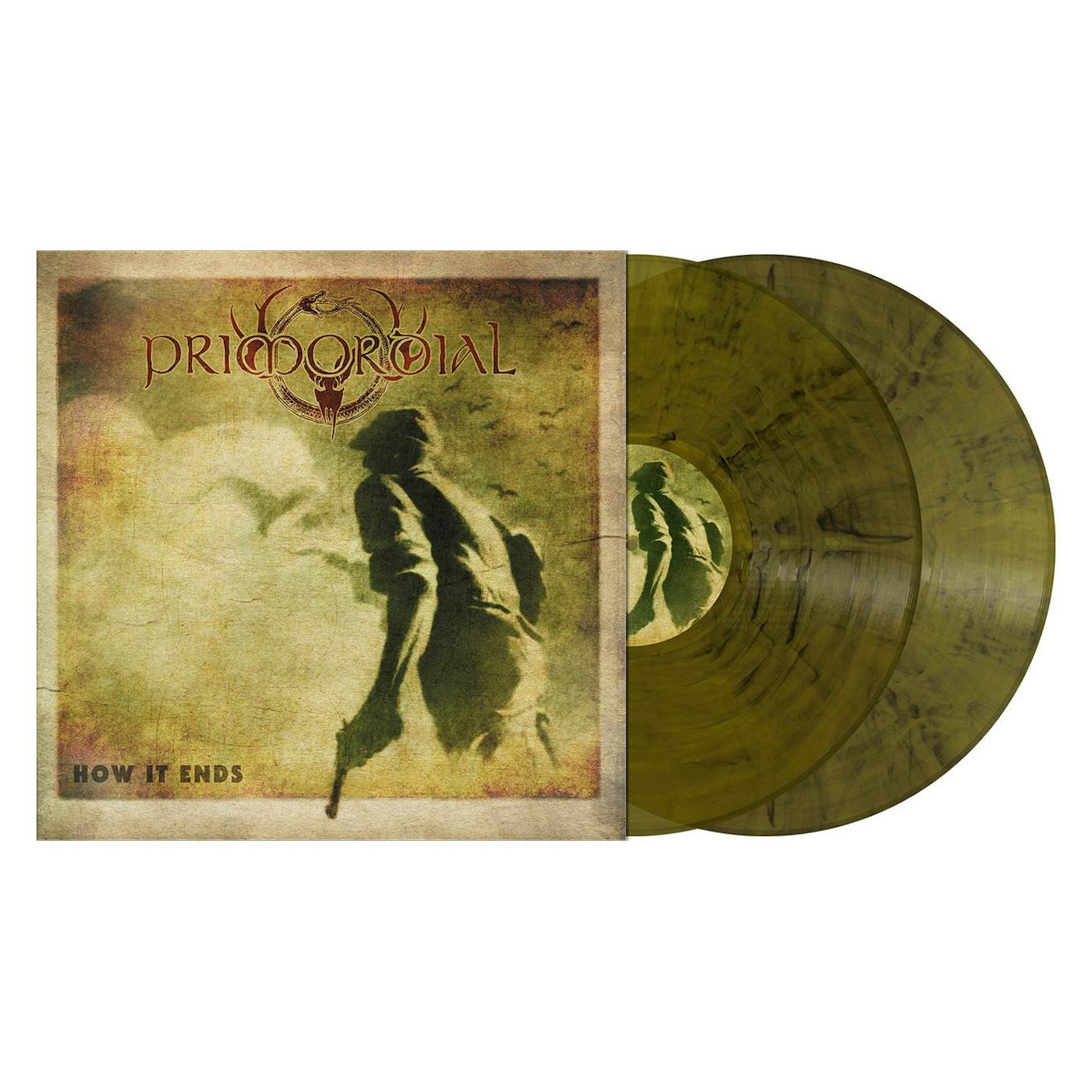 Primordial "How It Ends (Ochre Marbled Vinyl)" 2x12"