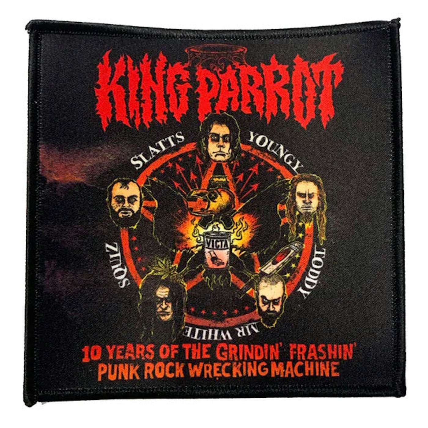 King Parrot "10 Years (Color)" Patch