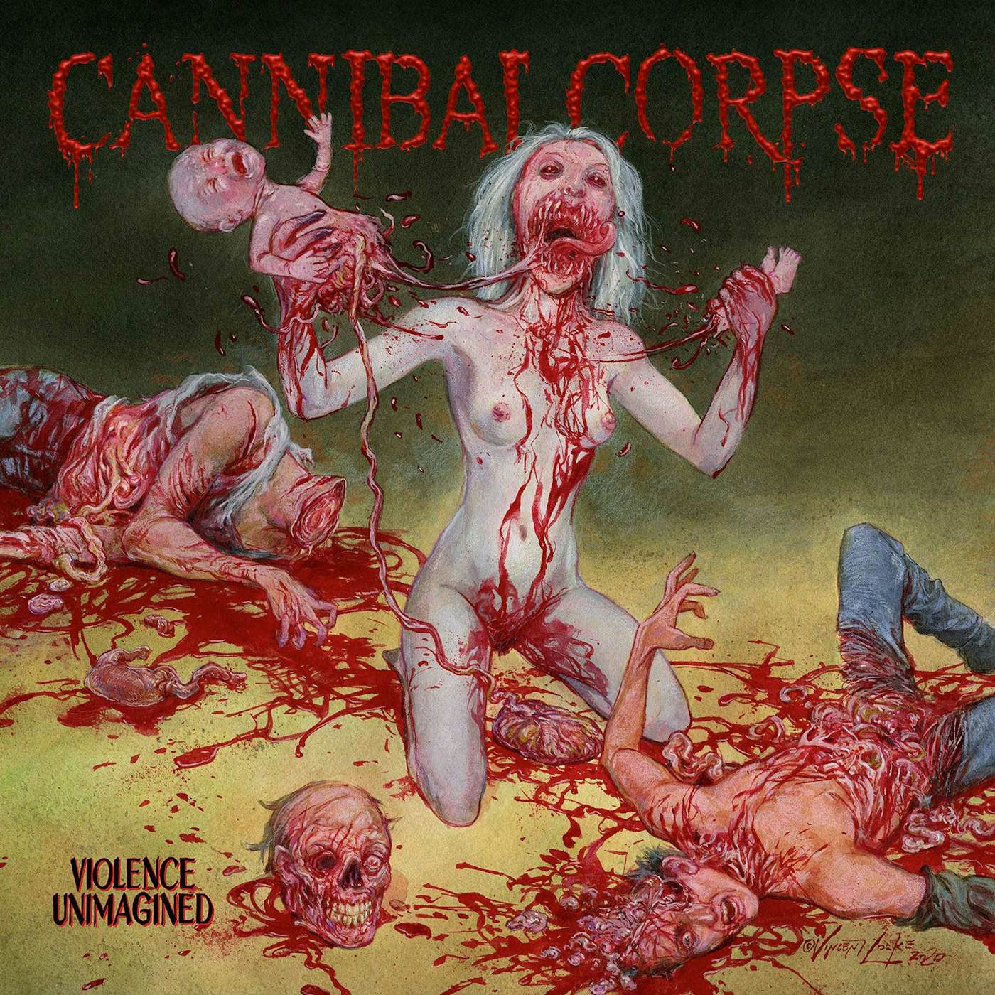 Cannibal Corpse "Violence Unimagined (Red in Clear Alternate Vinyl)" 12"