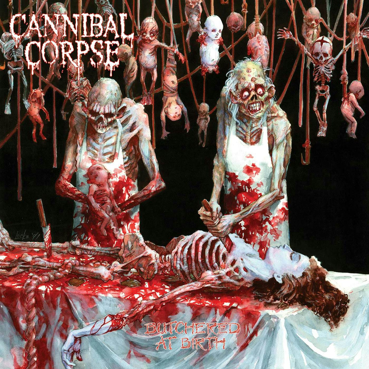 Cannibal Corpse "Butchered at Birth (Sangria Vinyl)" 12"