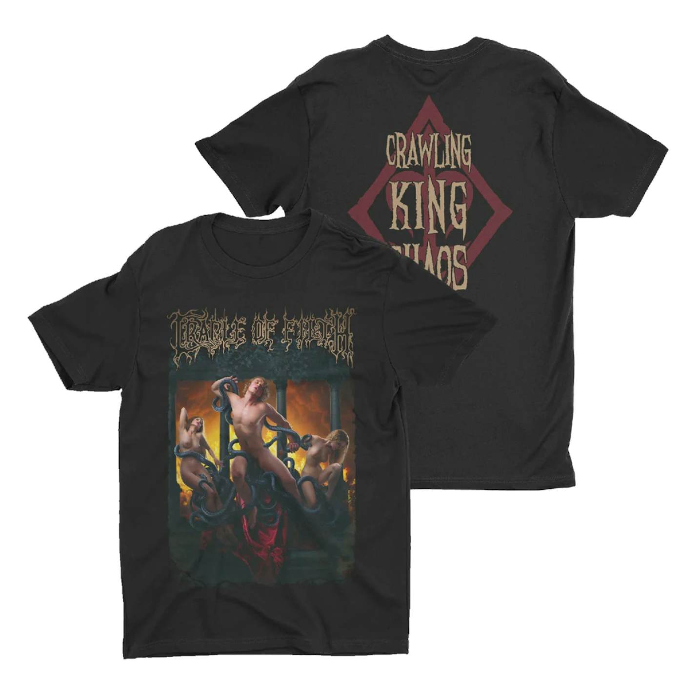 Cradle Of Filth "Crawling King Chaos" T-Shirt