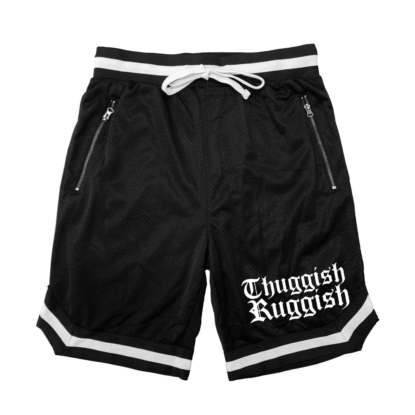 Bone Thugs-N-Harmony Thuggish Knee Logo "Mesh Shorts" Black