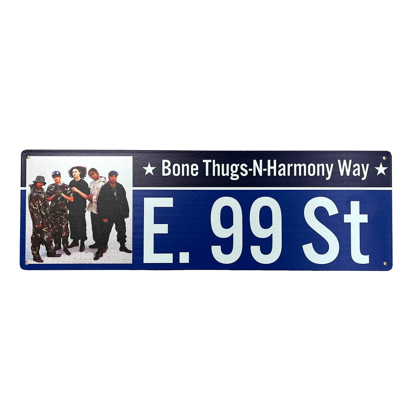 Bone Thugs-N-Harmony Way "Metal Street Sign" 18.25 x 5.5 inches