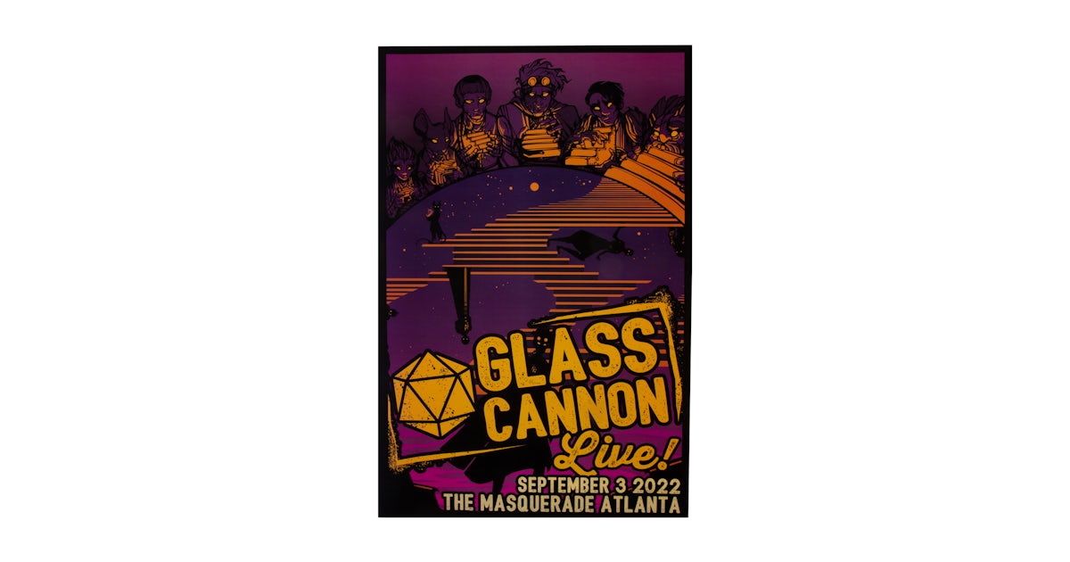 Glass Cannon Network The Masquerade Atlanta Ga 9 3 2022 Poster