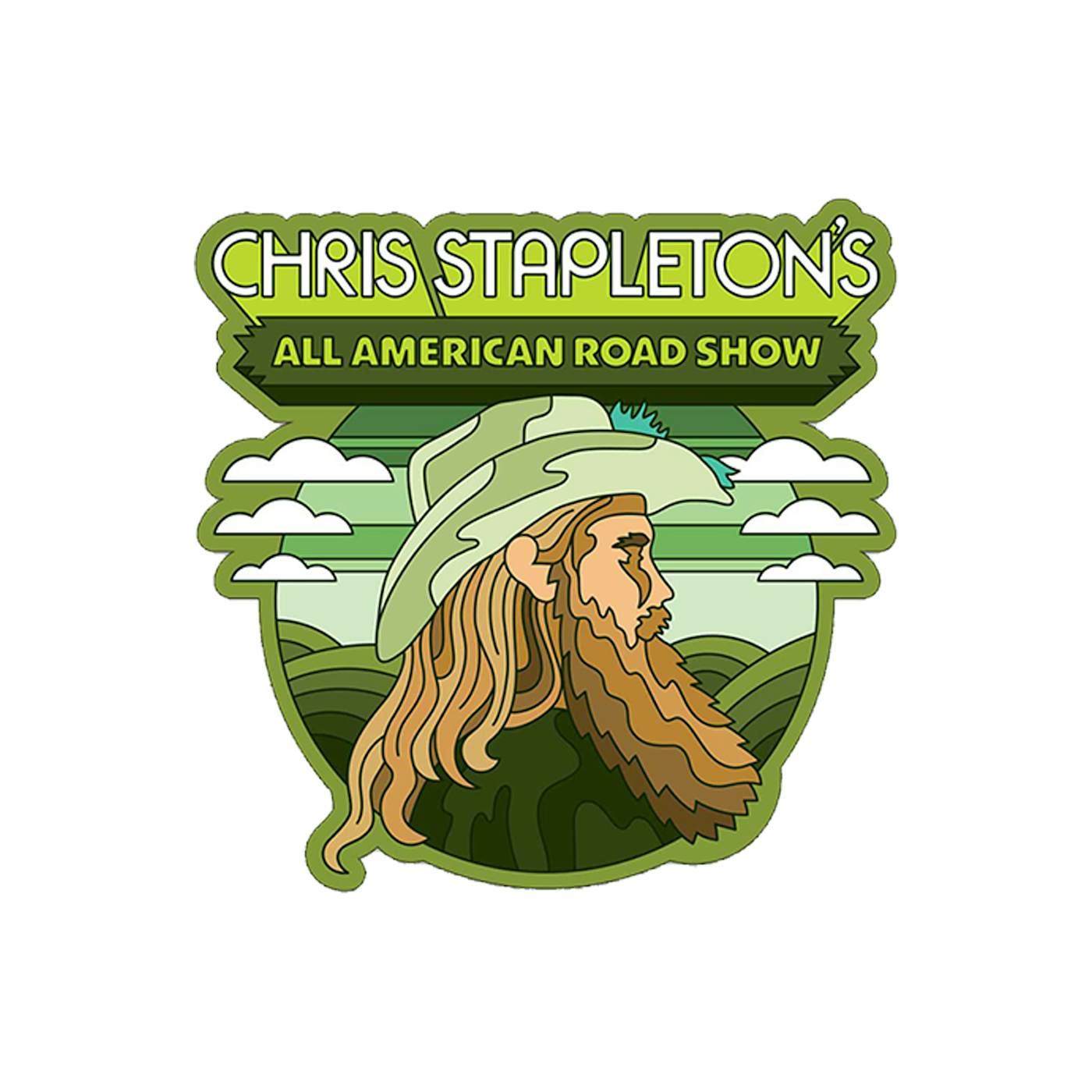 Chris Stapleton Stapleton 2023 Admat Sticker