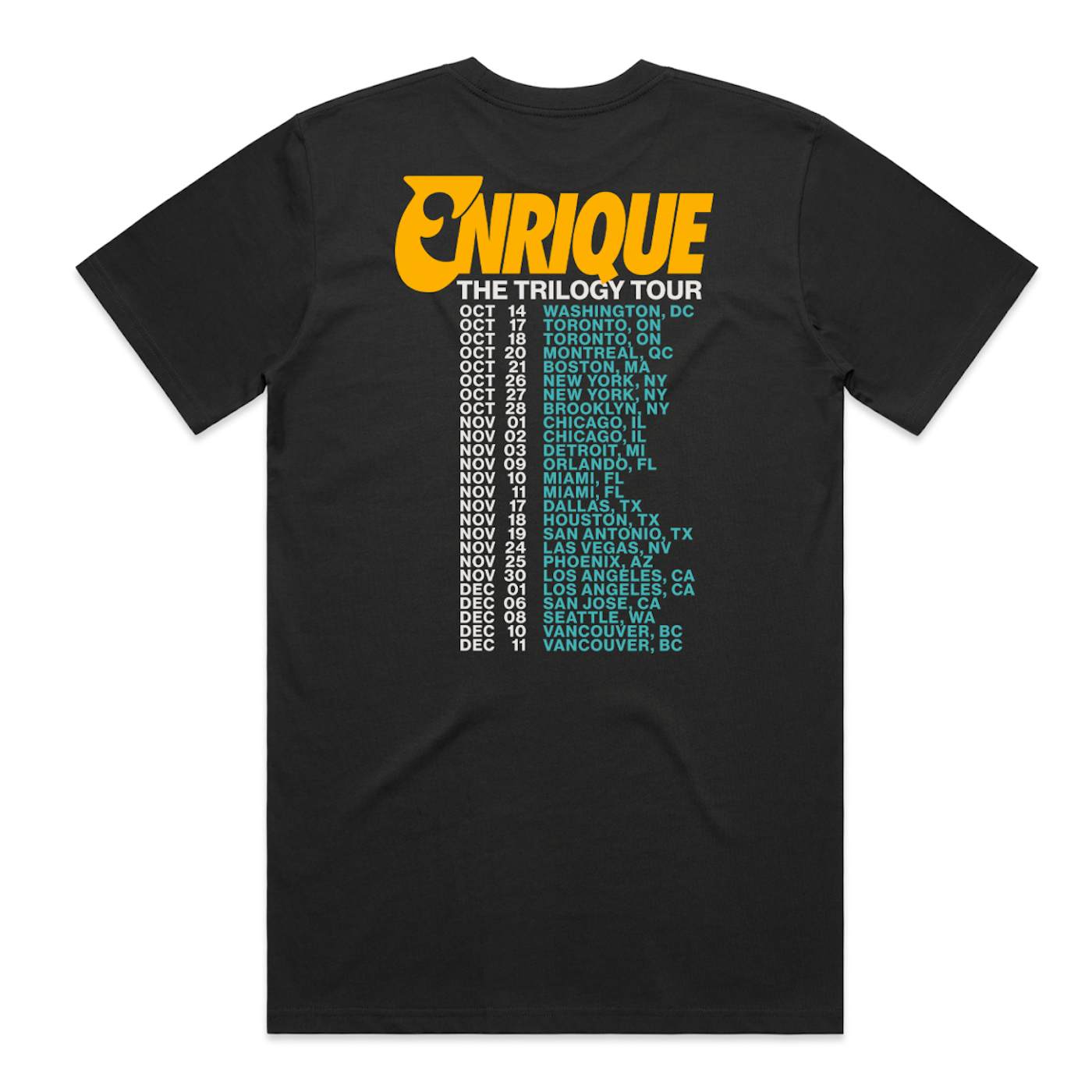 Enrique Iglesias 2023The Trilogy Tour Shirt