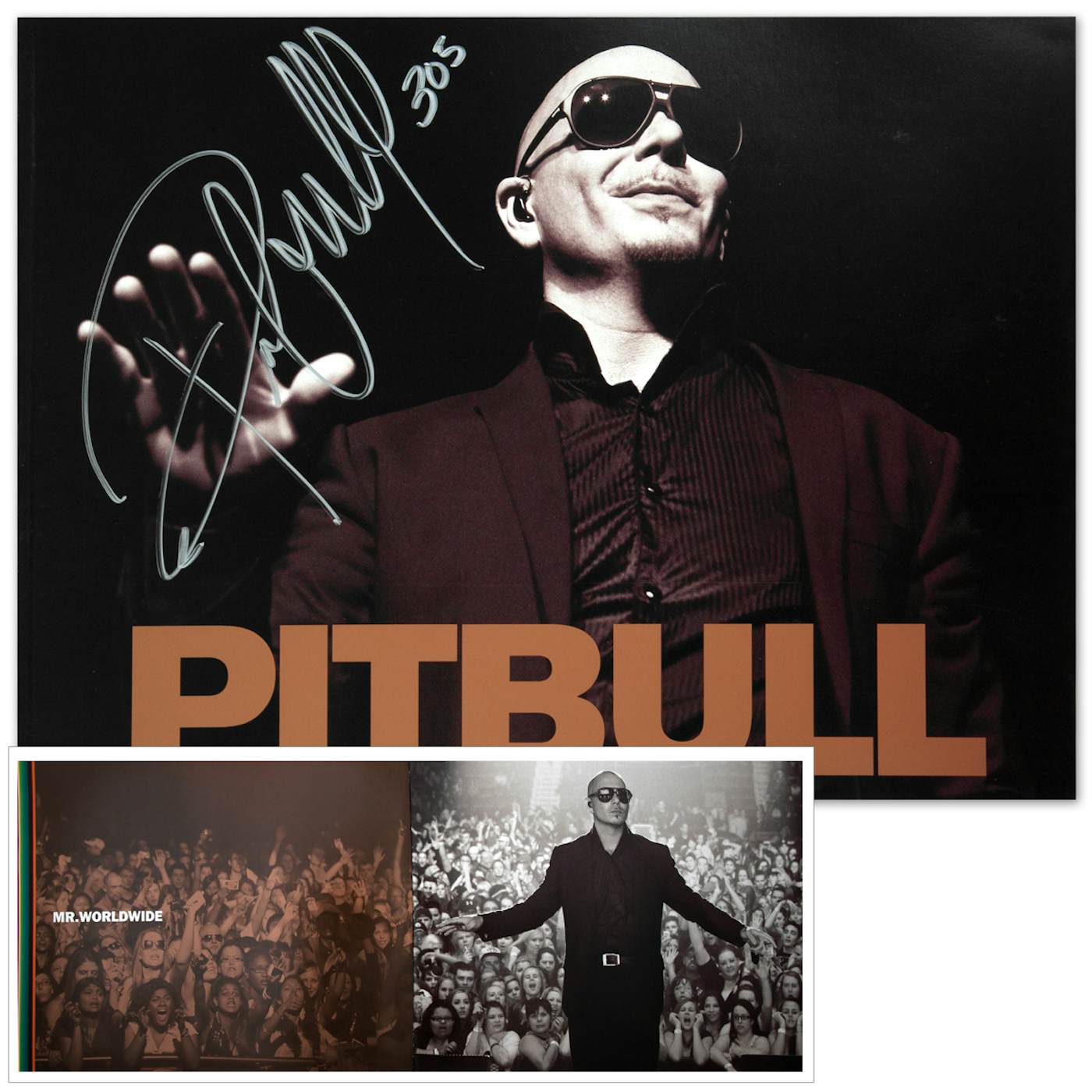 PITBULL AUTOGRAPHED Limited Edition Tour Book