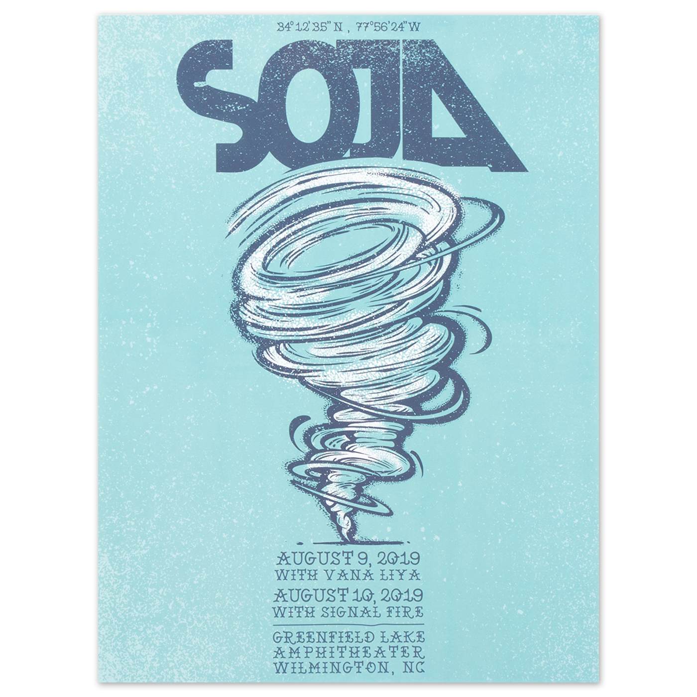 SOJA August 9 & 10 Greenfield Lake Amphitheater - Wilmington, NC