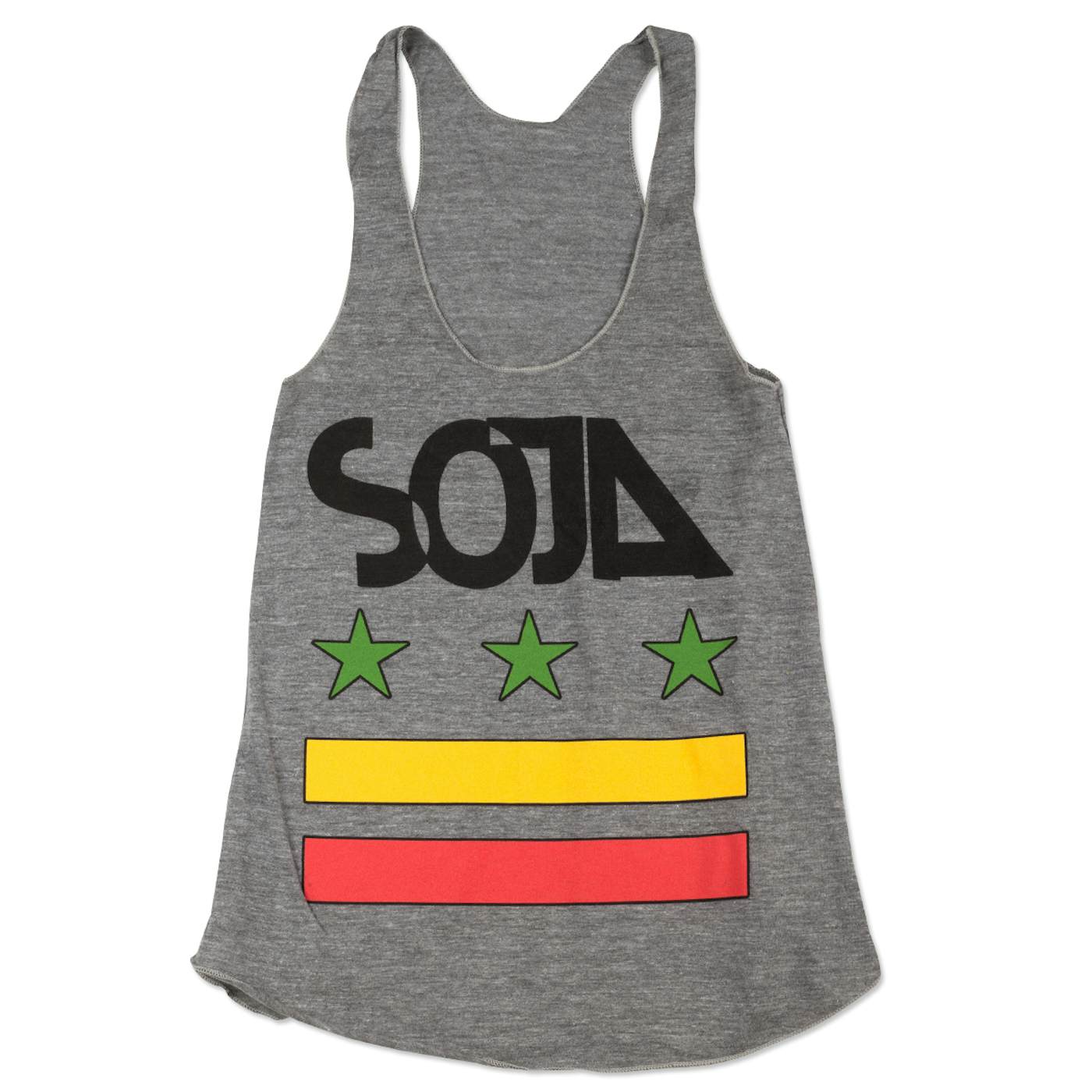 SOJA - Grey Stars & stripes Women's Tank