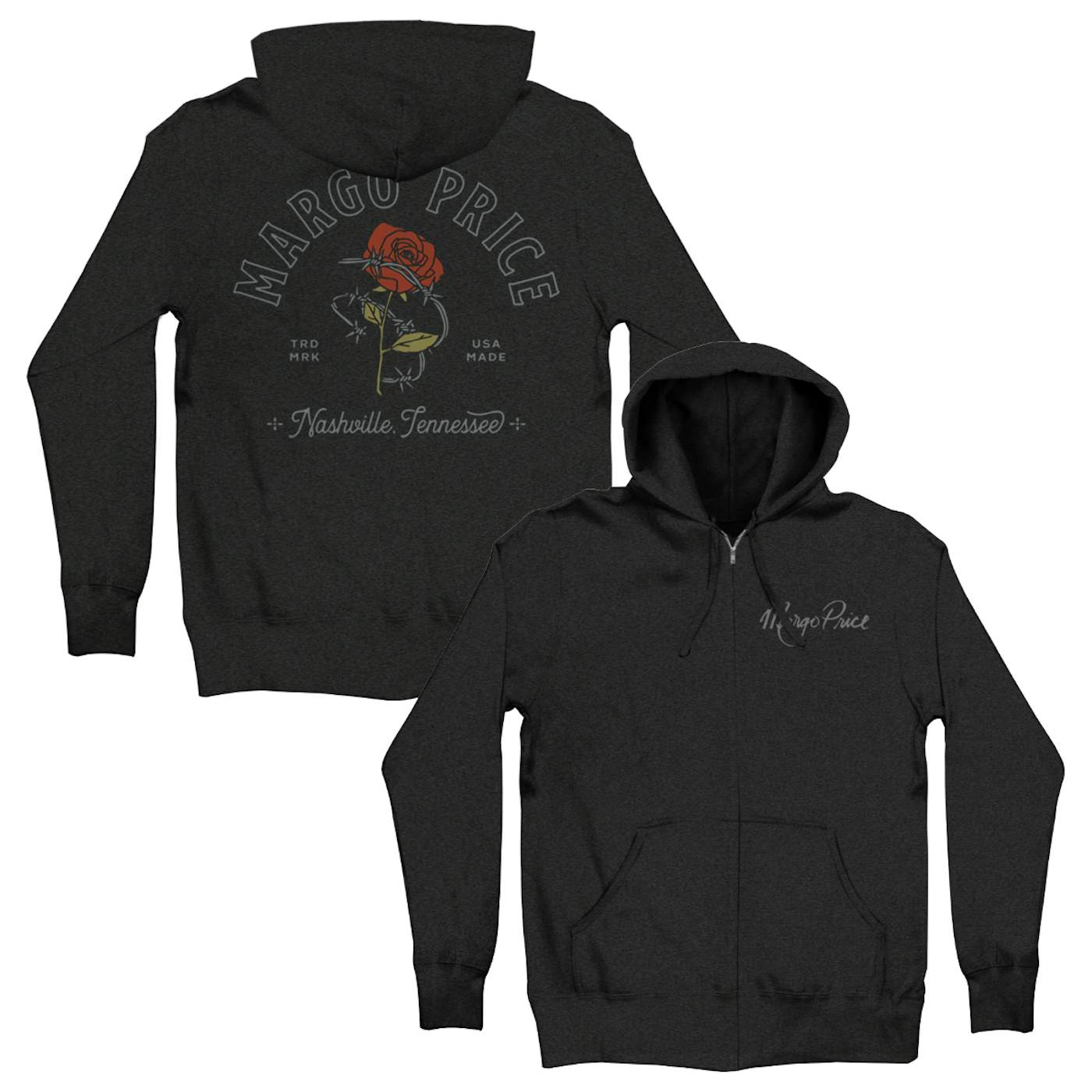 Margo Price Barb Wire Rose Hoodie