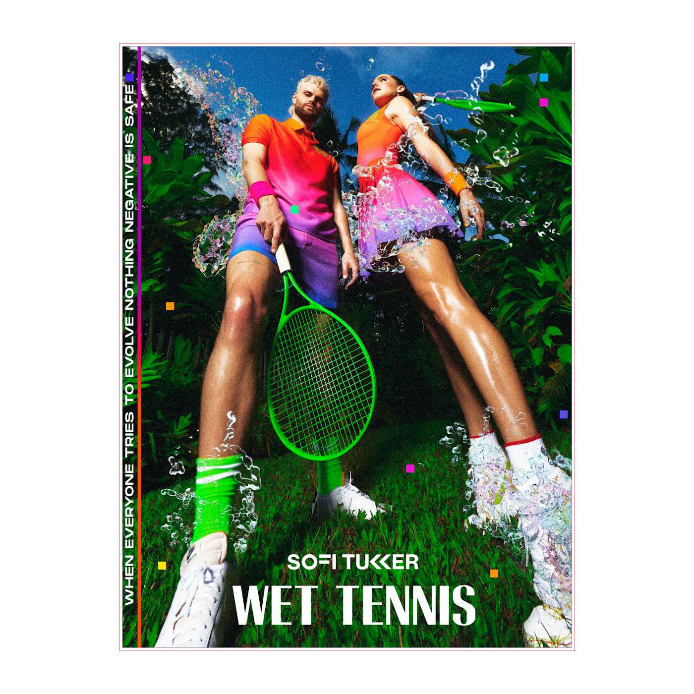 Sofi Tukker Wet Tennis Tour Poster