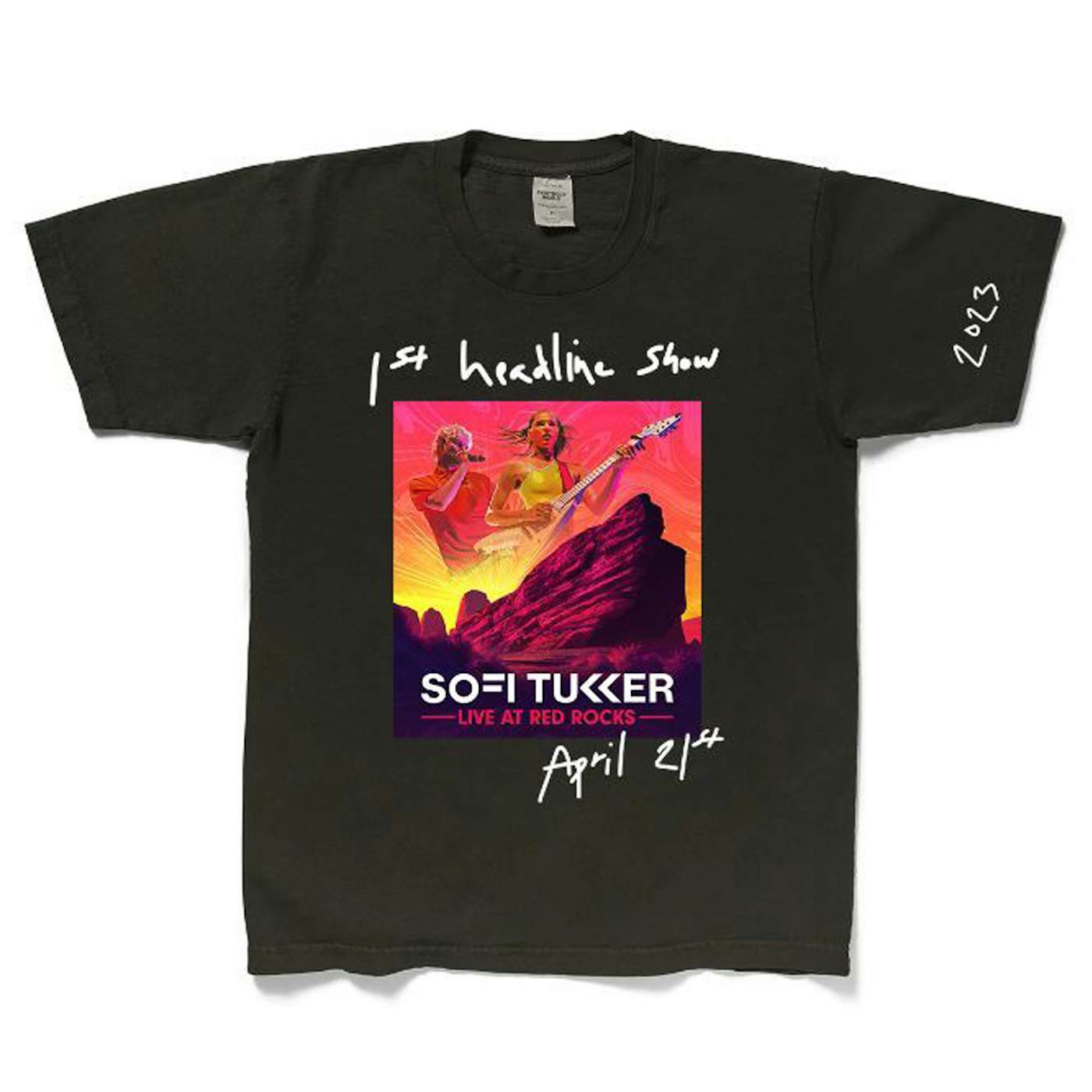 Sofi Tukker 2023 Limited Edition Red Rocks Tshirt