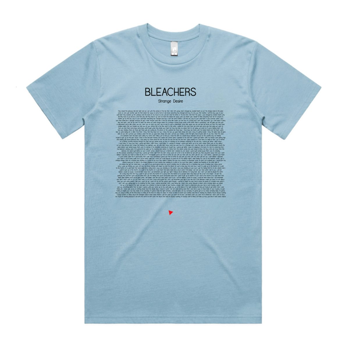 Bleachers STRANGE DESIRE FULL ALBUM LYRIC TEE