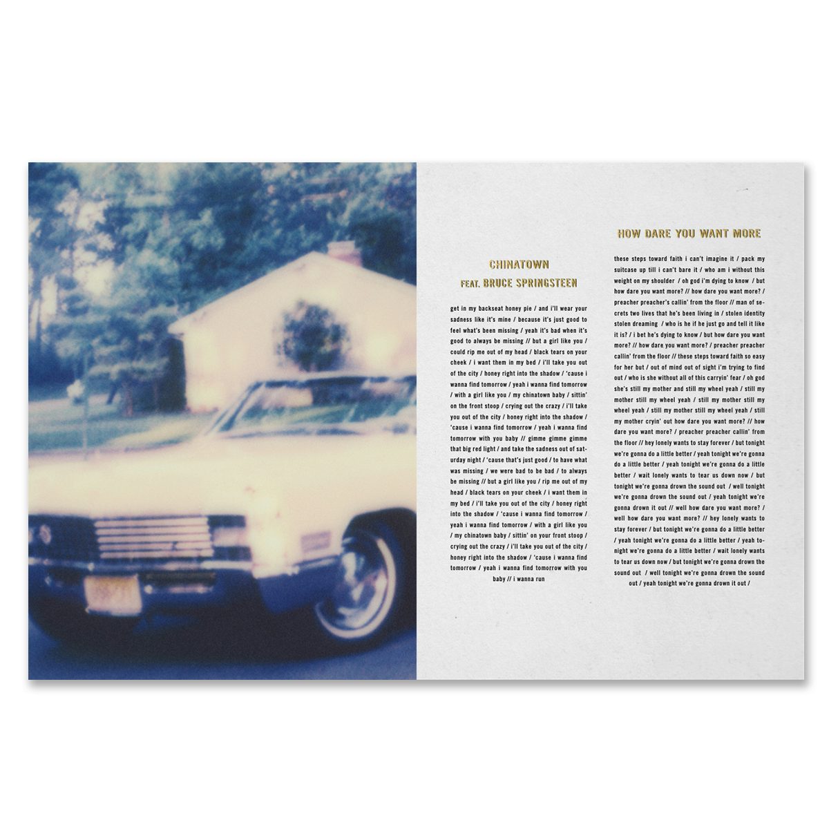 Bleachers Take The Sadness Out Of Saturday Night Lp Webstore Exclusive Cadillac Cover Vinyl