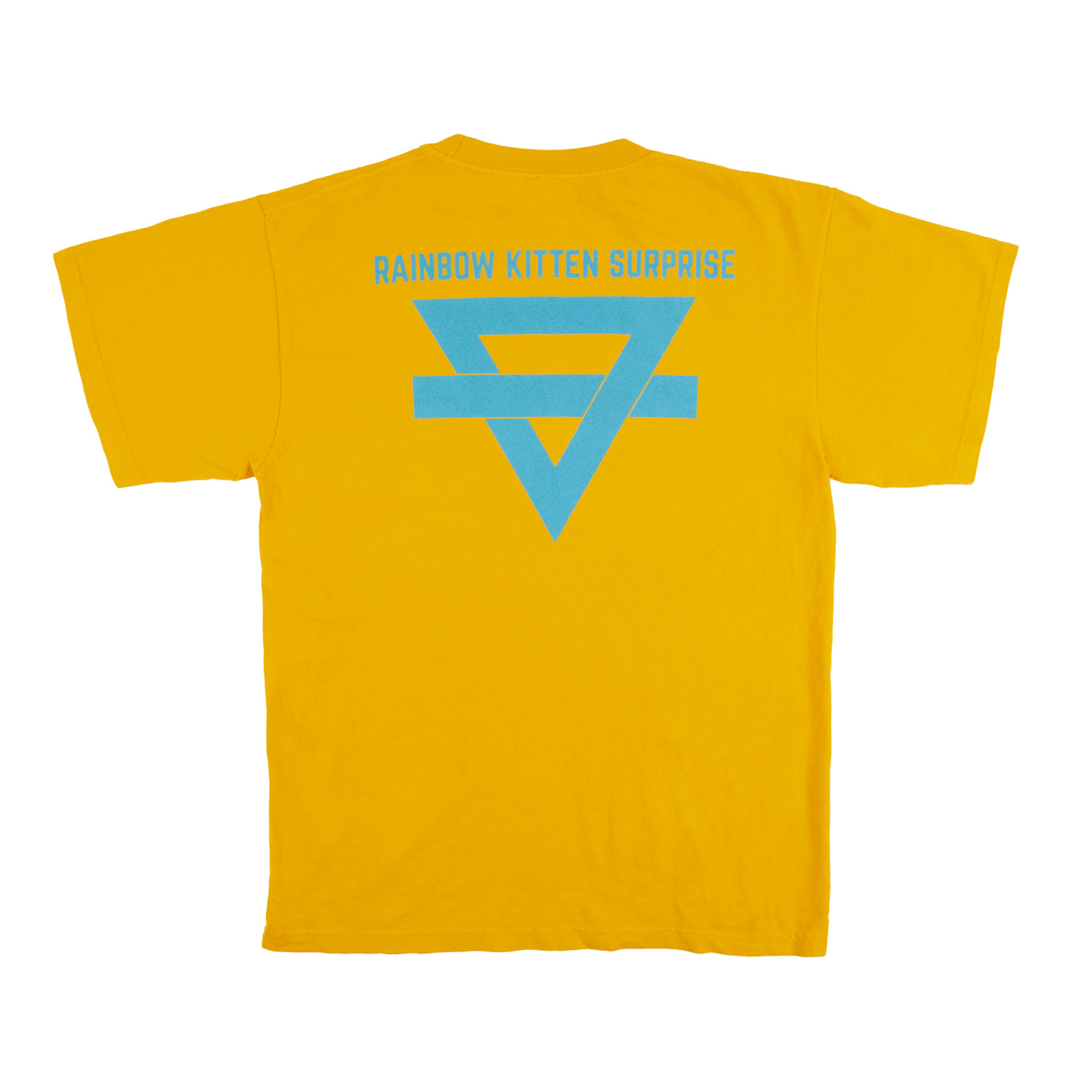 Rainbow Kitten Surprise Gold Pocket Tee